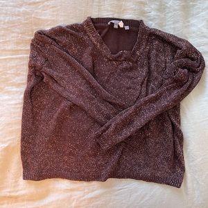 Vince metallic thread sweater
